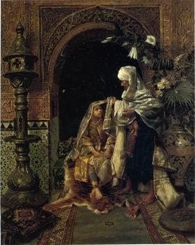  Arab or Arabic people and life. Orientalism oil paintings  405